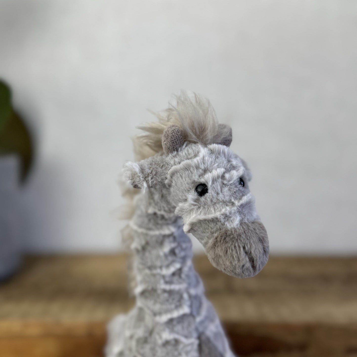 Jellycat Little Joey Giraffe - Small Grey Standing Giraffe Beanie Plush NWOT 8"