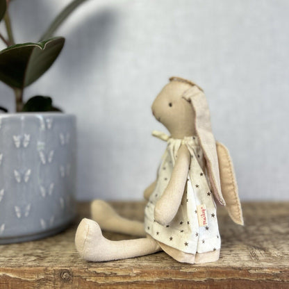 Maileg Mini Bunny Angel Gabriella 2016 - Beige Bunny White Angel Hard To Find