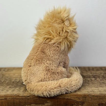 Jellycat Small Leonardo Lion Soft Toy - Small Retired Sitting Lion NWOT 10"