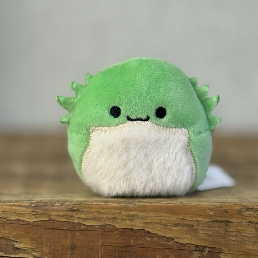 Squishmallow Squishville - Abe The Bearded Dragon - Mini Green Reptile 2"