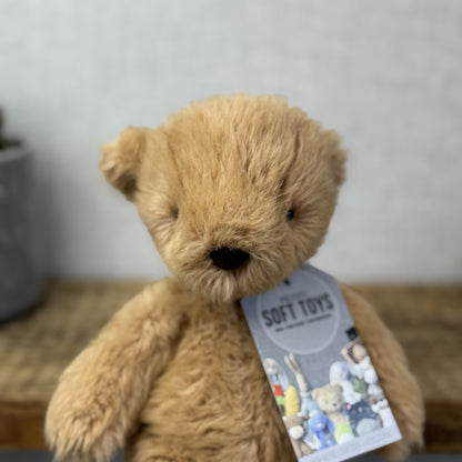 Jellycat Small Benjamin Bear - Maple Colour Small Beanie Bear Plush NWOT 10"