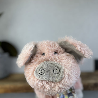 Jellycat Medium Truffles Pig - Piglet Pink Pillow Vintage Retired 14"