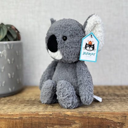 Jellycat Tumbletuft Koala - Grey Koala Bear Soft Toy Beanie Textured 8” New Tags