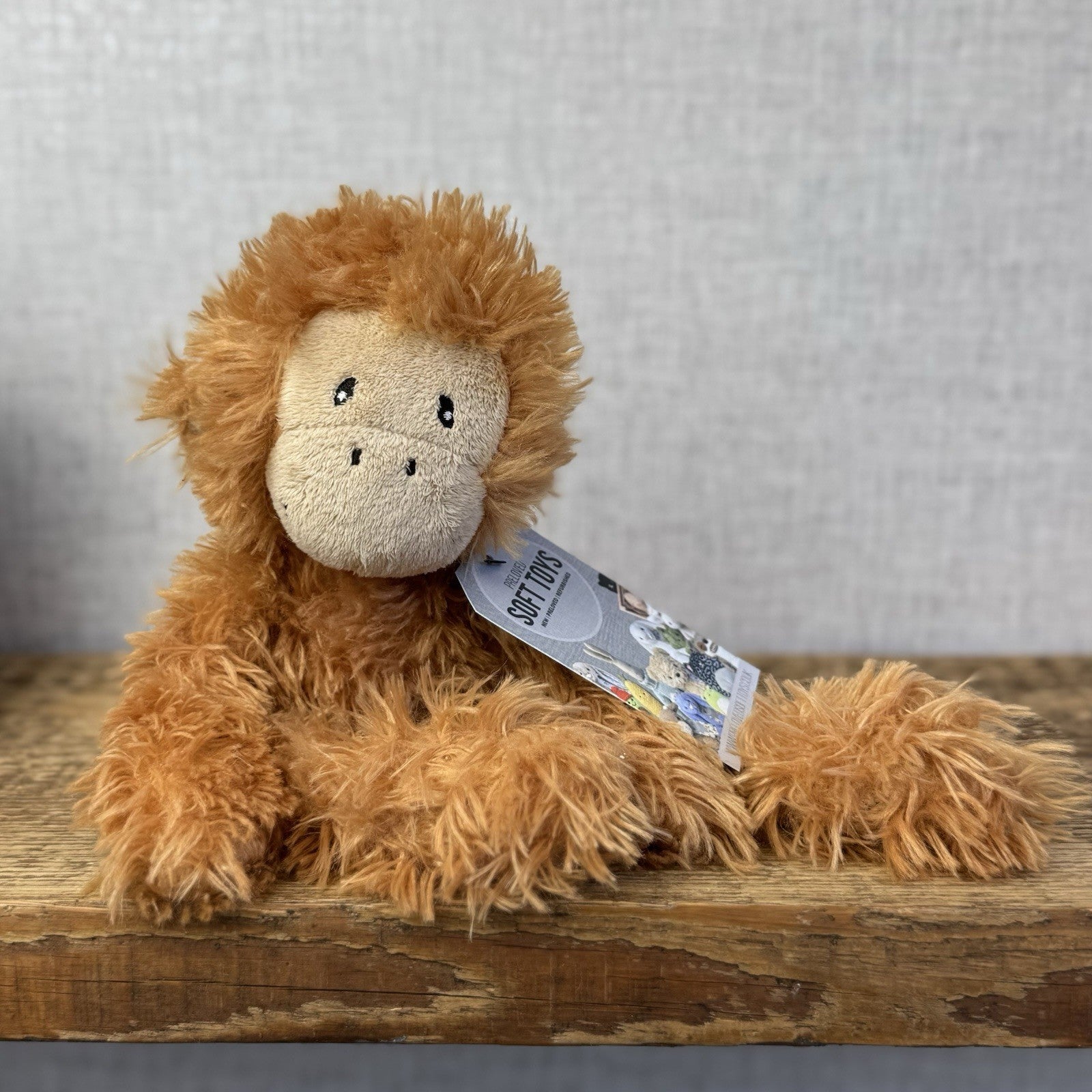 Marks & Spencers Small Cheeky Monkey  - Orange/Tan Orangutan Retired  - 7835230