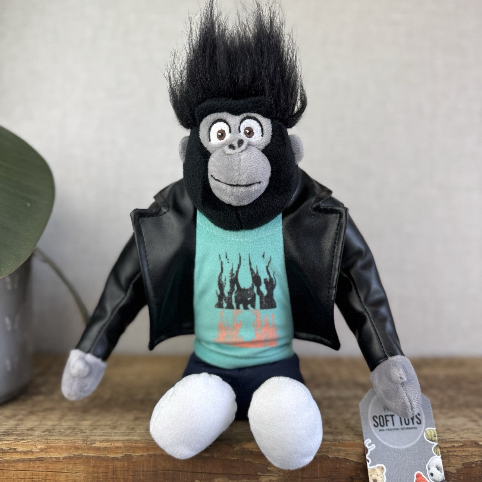 Sing 2 Johnny The Gorilla Soft Toy Plush Illumination Rare Sing Soft Toy