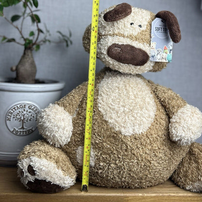 Jellycat Tumblebum Dog - Large Plump Dog - Cute Toe Beans Large Spot Dog 14”