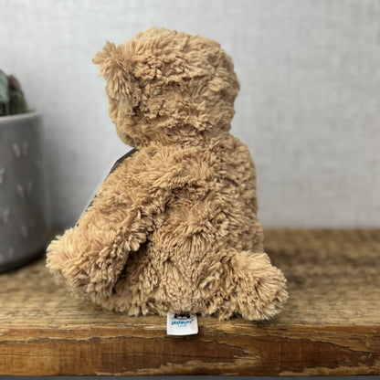 Jellycat MillyBoo Bear - Small Textured RARE Traditional Brown Bear Vintage 10"