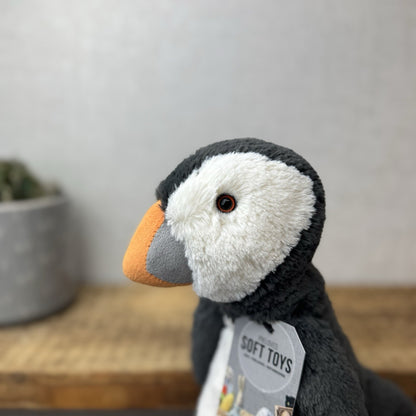 Jellycat Medium Bashful Puffin - Medium Soft Toy Beanie Rare Retired Beanie 12”