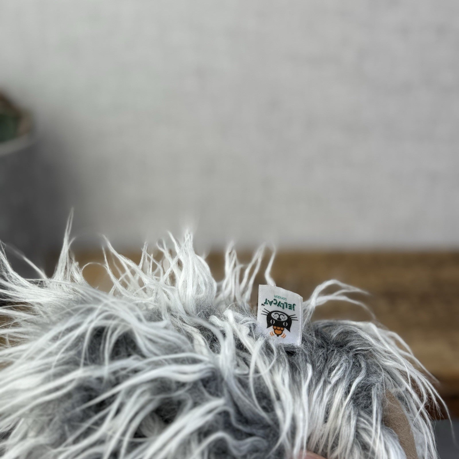 Jellycat Roger Rooster - Grey Hairy Rooster Soft Toy Small Rare/Retired 8"