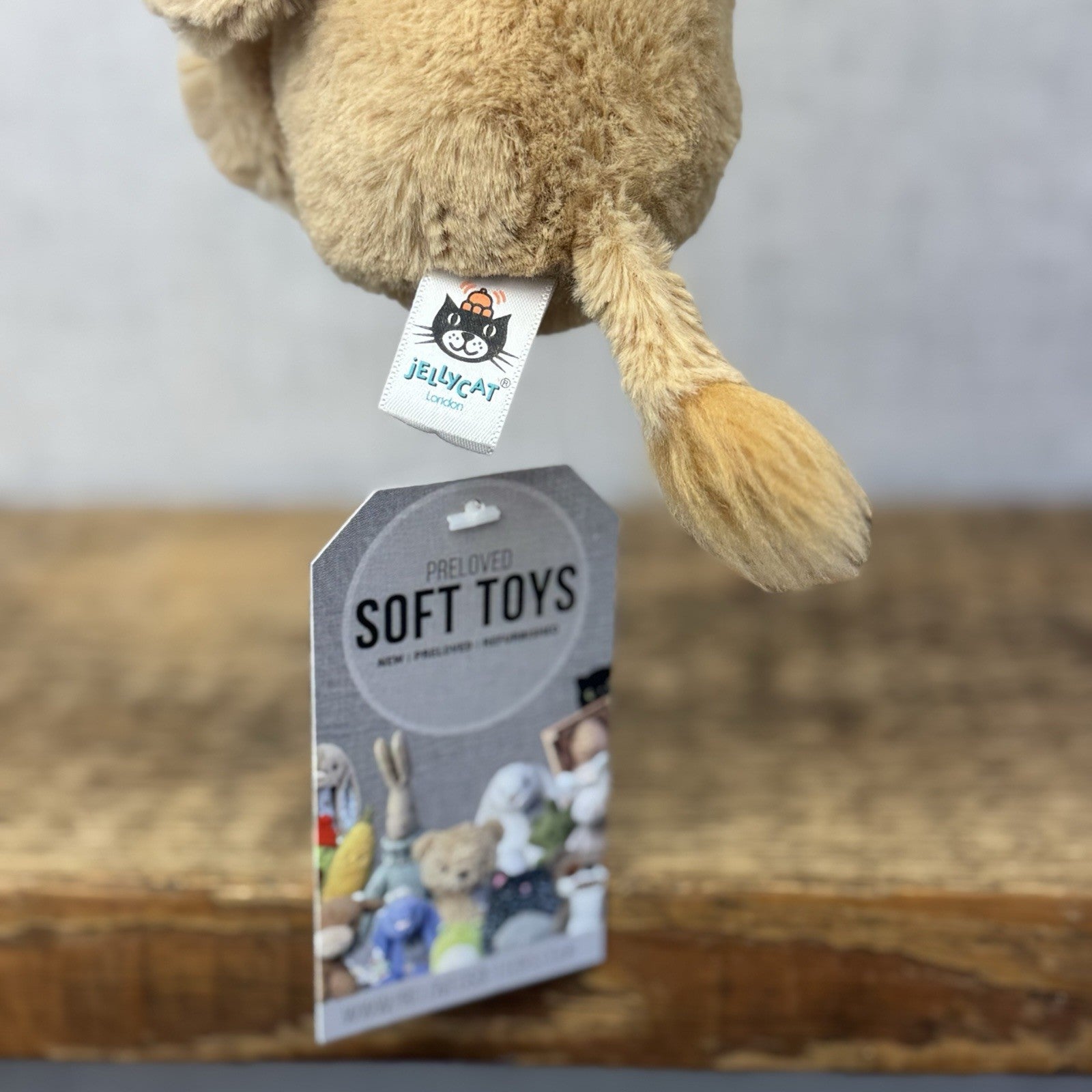 Jellycat Poppet Lion (John Lewis Variation) Small Beanie Lion Soft Toy Rare 5”