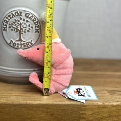 Jellycat Celebration Crustacean Shrimp Prawn Soft Toy Plush - Shrimp In Hat