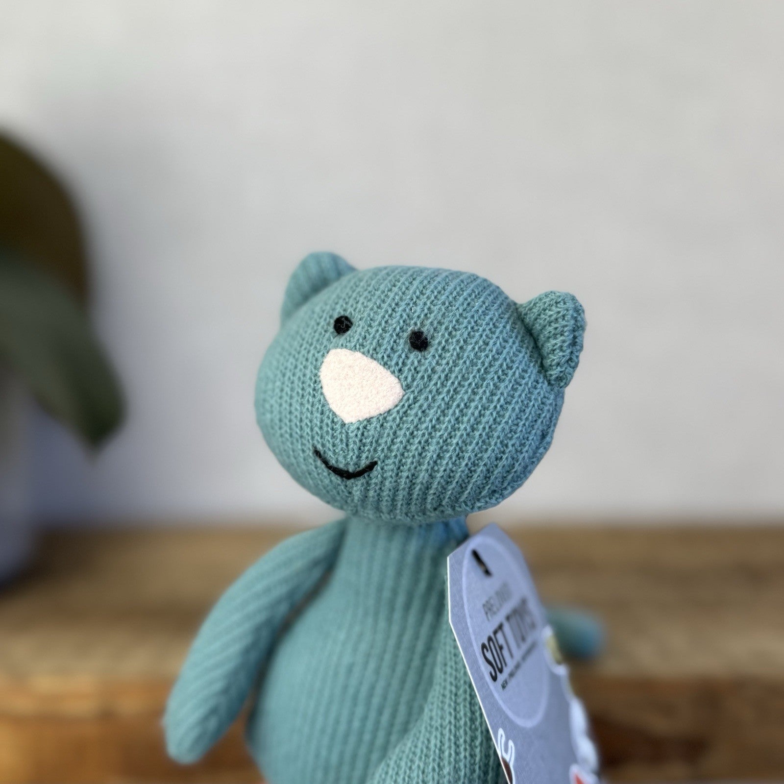 Jellycat Little Cashmina Cat - Blue Knitted Jellycat Kitten Beanie Small 7” Rare