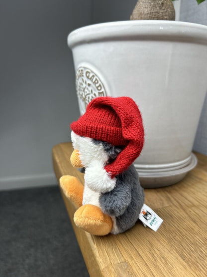 Jellycat Baby Poppet Penguin - Baby Poppet - Tiny Size 4” Little Penguin Hat