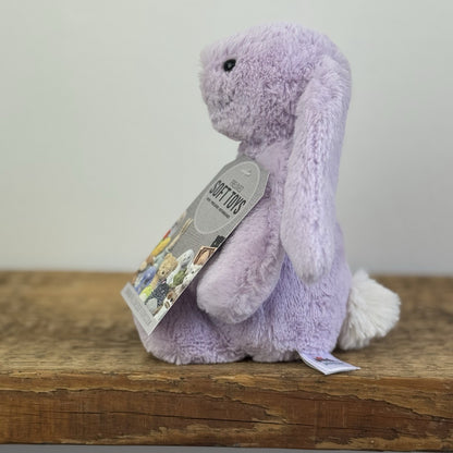 Jellycat Small Bashful Lilac Bunny - Small Light Purple Bunny Beanie Retired 8”
