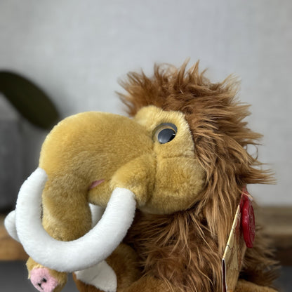 Keel Toys Xtinctables Wooly Mammoth Plush - Big Eyed Mammoth Plush With Tags 7”