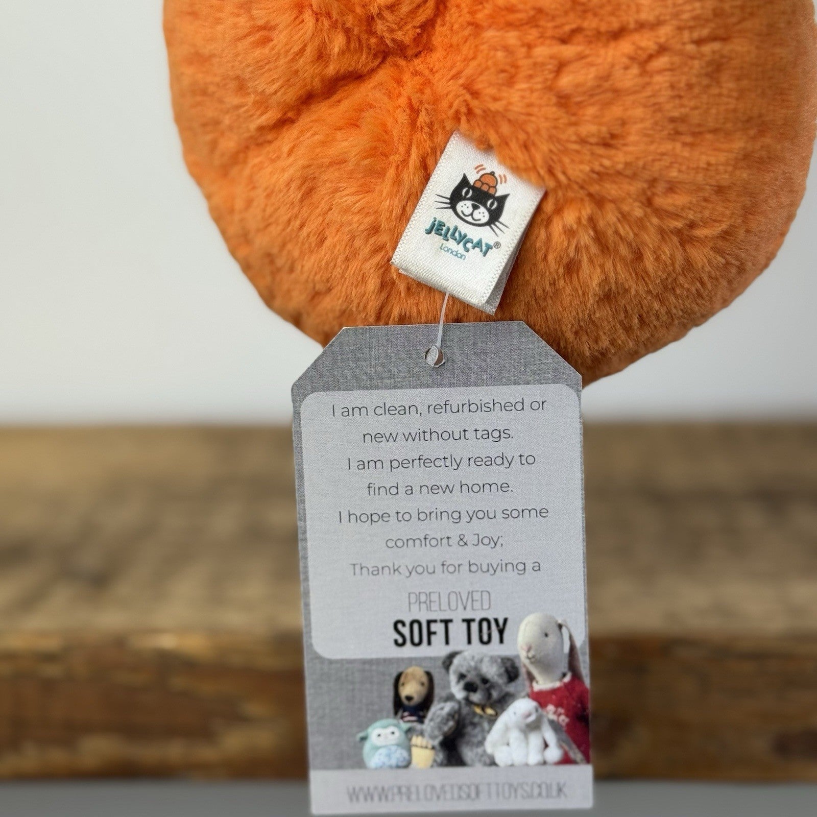 Jellycat Small Amuseable Clementine - Small Orange With Legs 6"