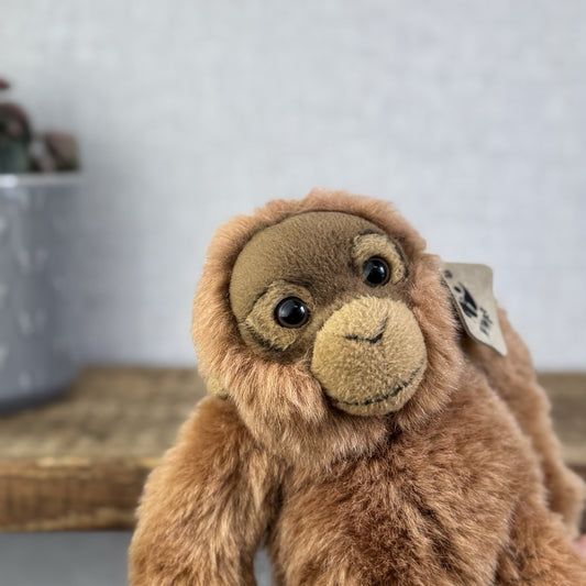 WWF Anna Club Plush - Orangutan Endangered Species Soft Toy Monkey Medium 10"