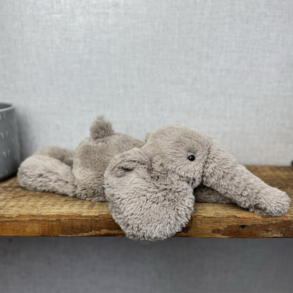 Jellycat Meduim Smudge Elephant Retired OG First Release Grey Elephant 16"