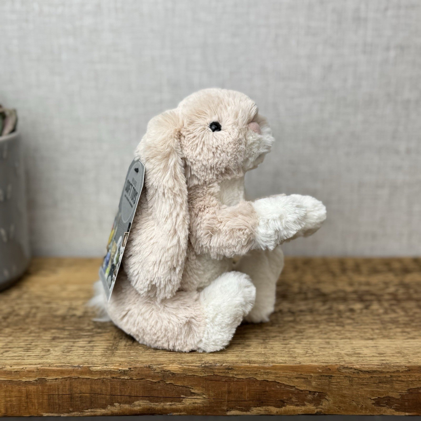 Jellycat Loppy Oatmeal Bunny Small - Small Light Brown Bunny Rabbit Lop Ear Rare