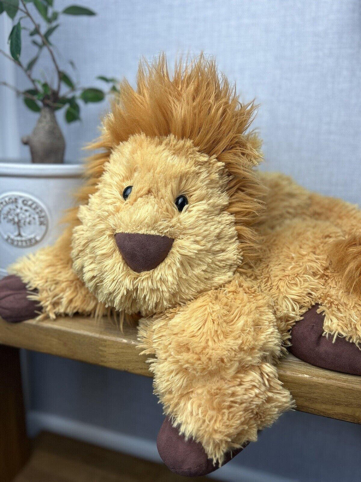 Jellycat HUGE Truffles Lion - Truffles Lion - Large Pillow Plush Lion Soother