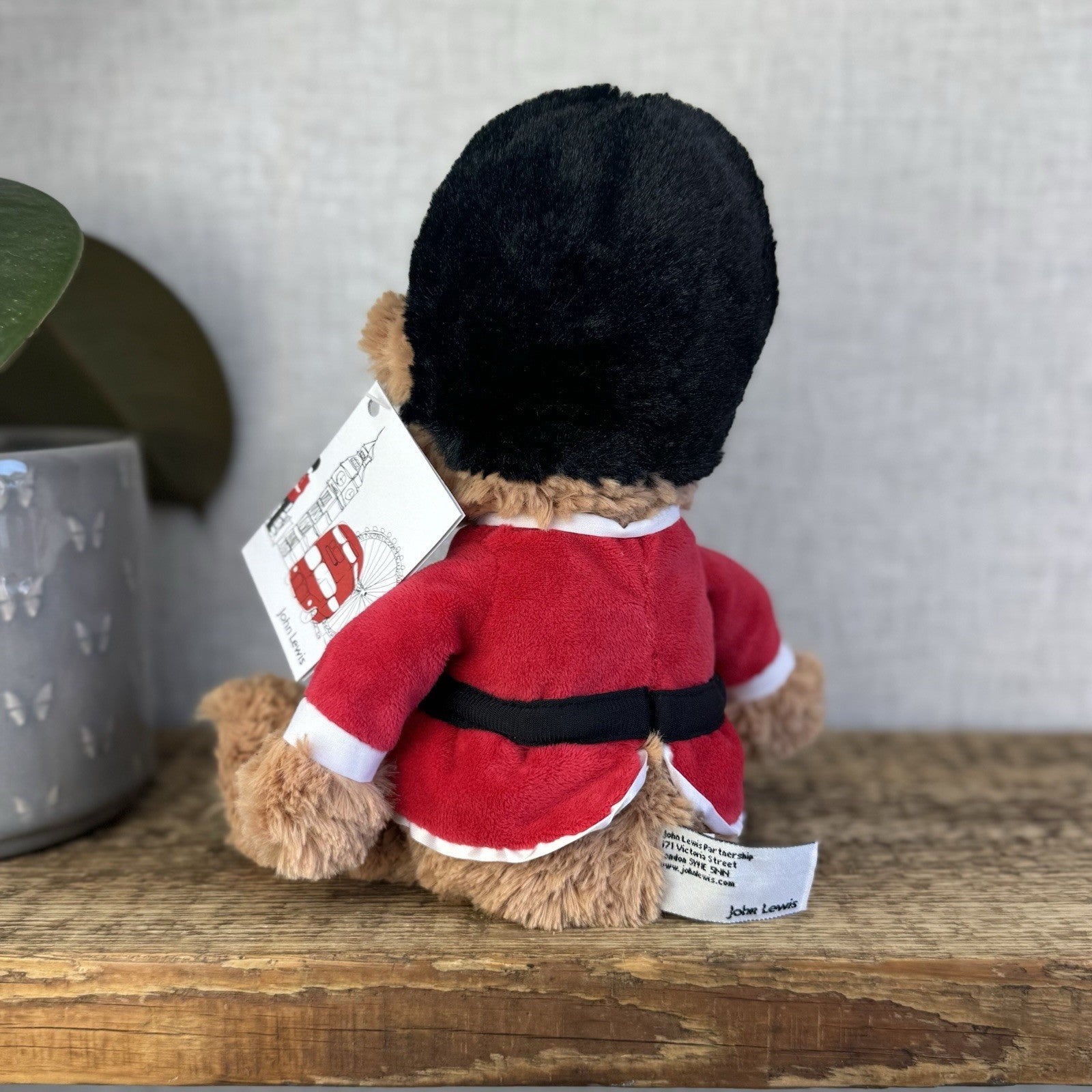 John Lewis Queens Guard Teddy Bear - Small Teddy  (Jellycat Collaboration)