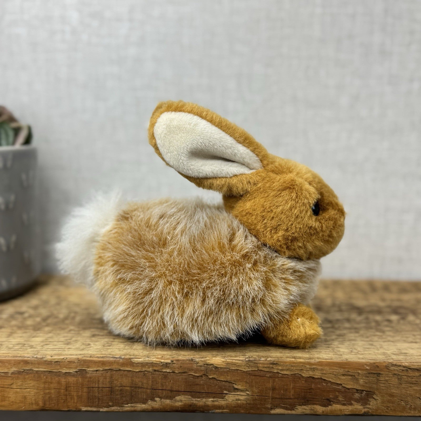 John Lewis Vintage Bunny Rabbit Beanie - Mini Bob Tail Beanie Plush Fluffy 6"