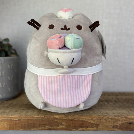 Pusheen Ice Cream Parlour Plush - Retired Claire’s Exclusive Pusheen With Tags