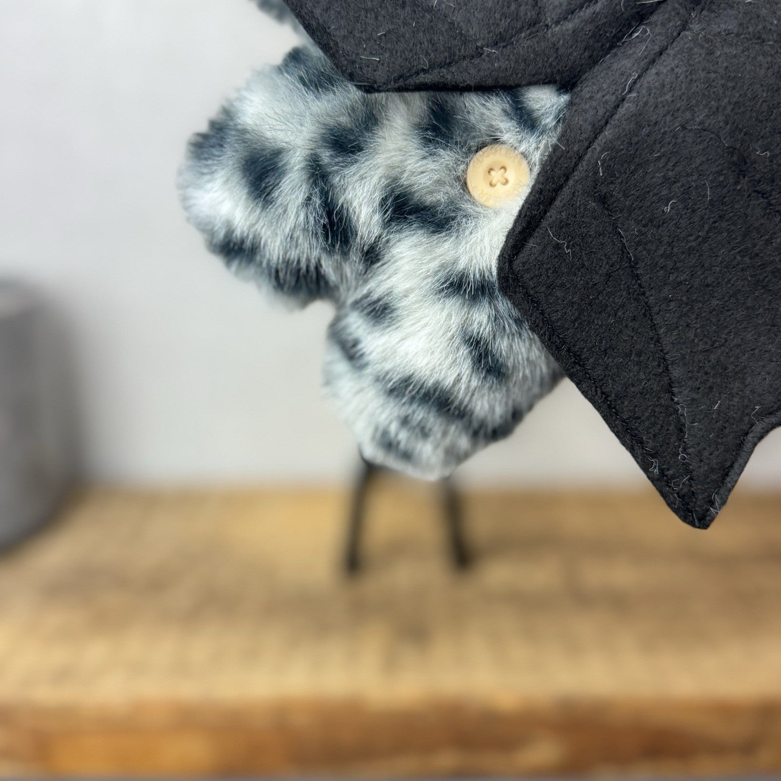 Fuggler - Bespoke Cusom Made Fuggler Leopard Print Bat Wings Made With Fuggler