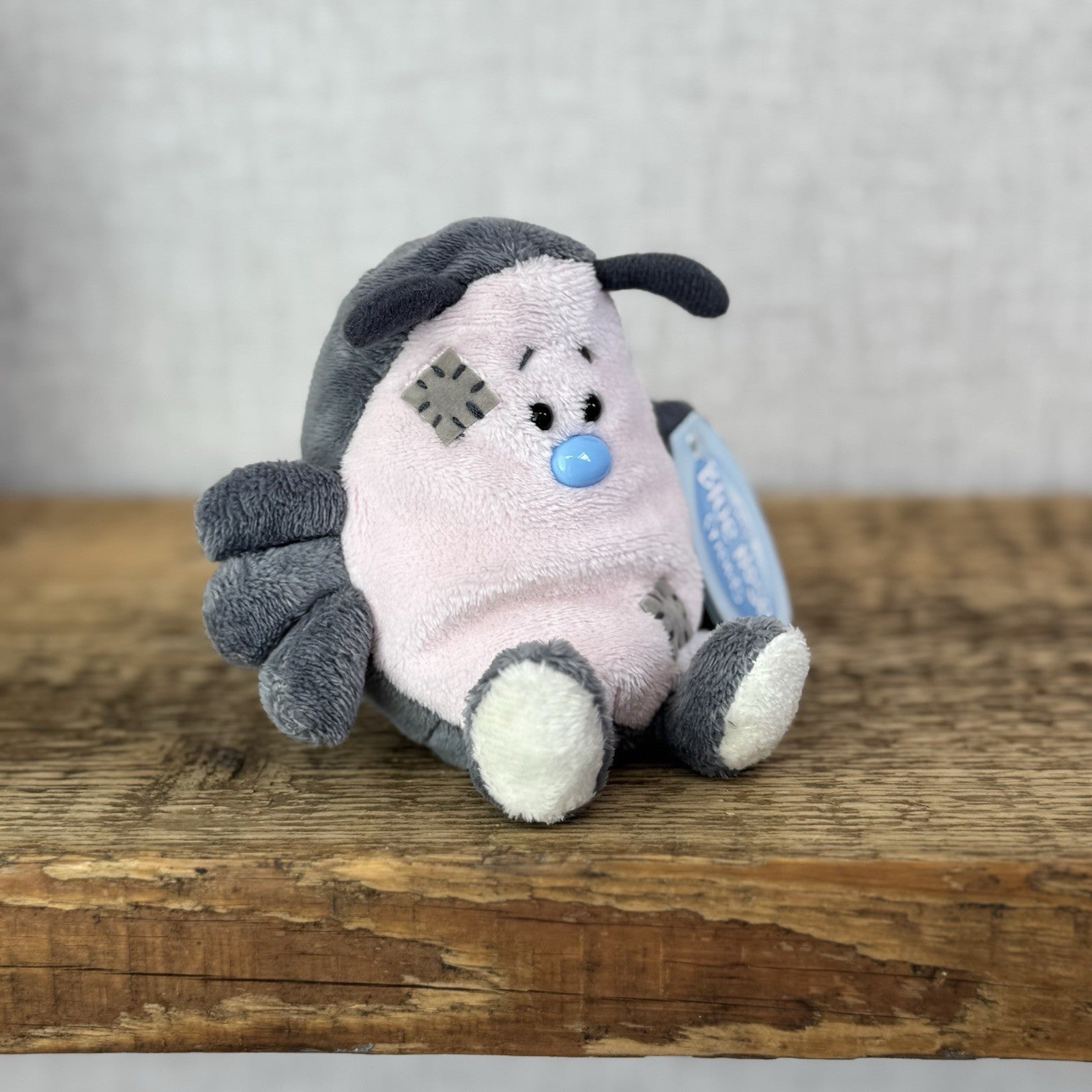 Blue Nose Friends Shelter The Woodlouse #101 - Mini Bug Soft Toy Beanie 