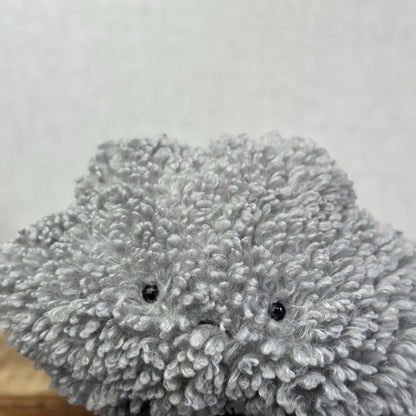 Jellycat Amuseable Storm Cloud - Grey Grumpy Cloud Plush Beanie NWT 10"