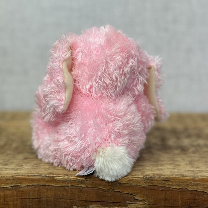 Blue Nose Friends Cotton Tail Bunny #14 5" NWOT Pink Bunny Curly Hair Bunny