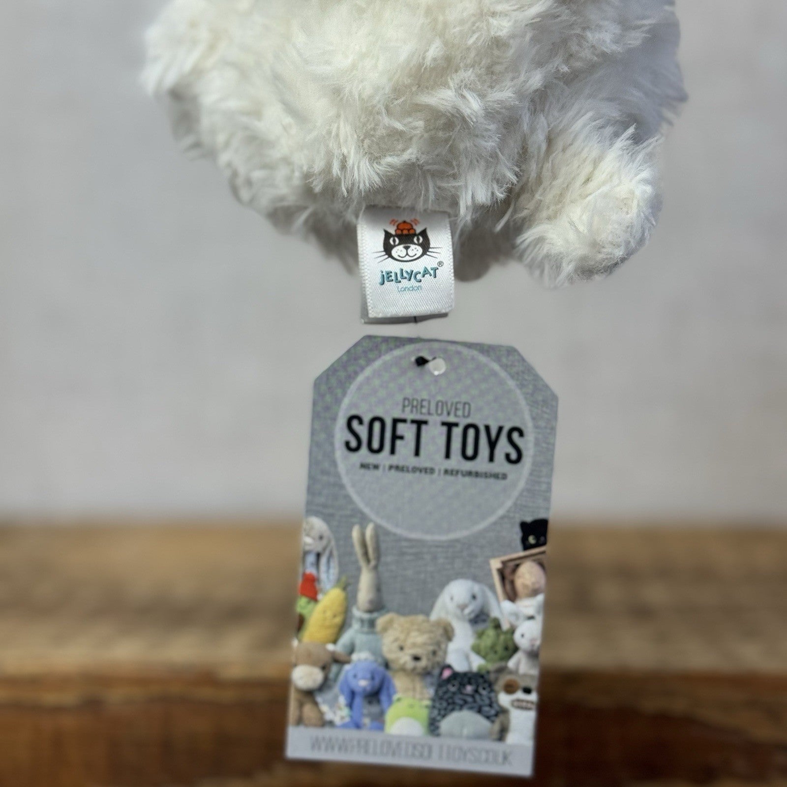 Jellycat Yummy Lamb - Small Textured Sheep Plush  Soft Toy Retired 6”