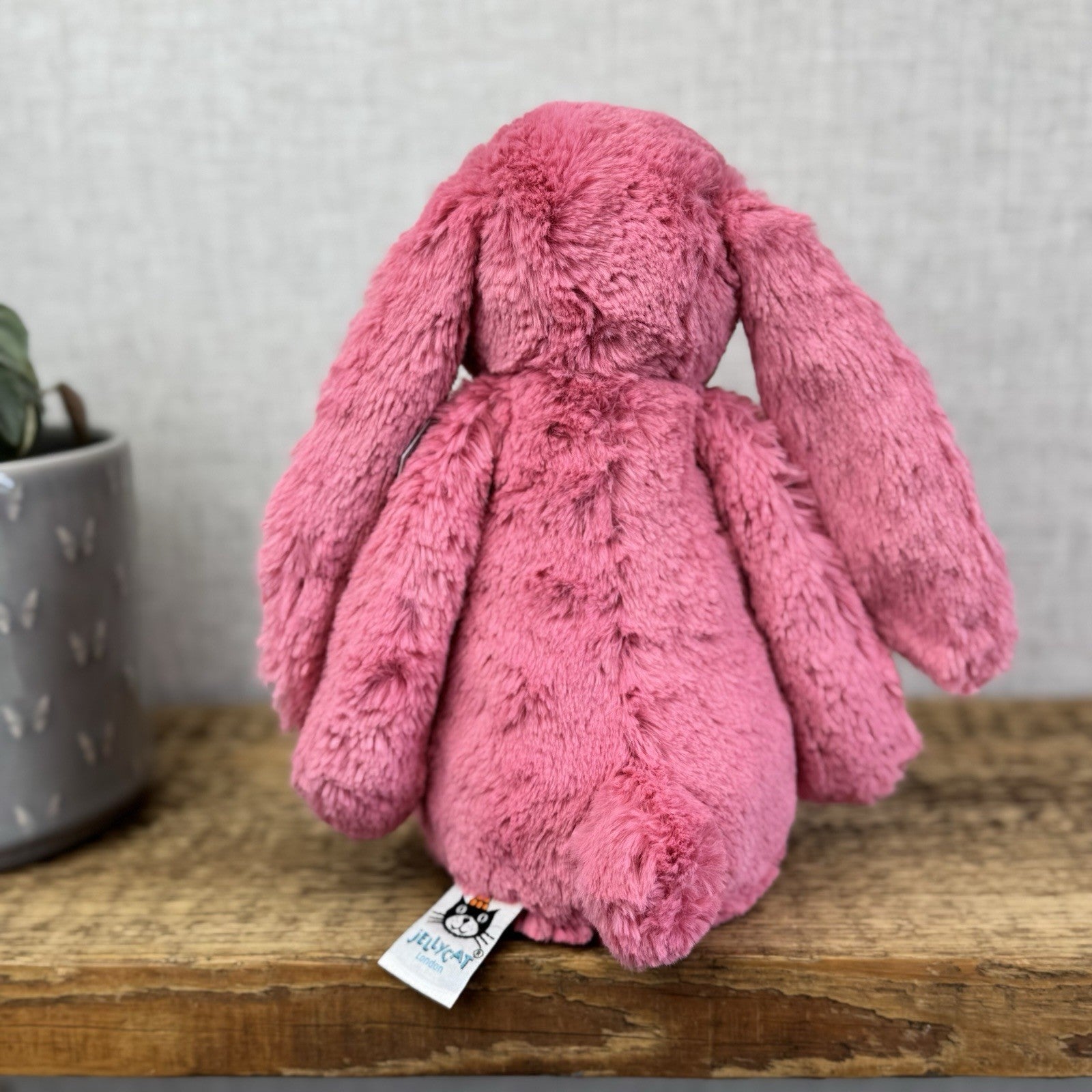 Jellycat "Blossom" Cerise Bunny - Custom Made Floral Bunny Rabbit Pink Retired 