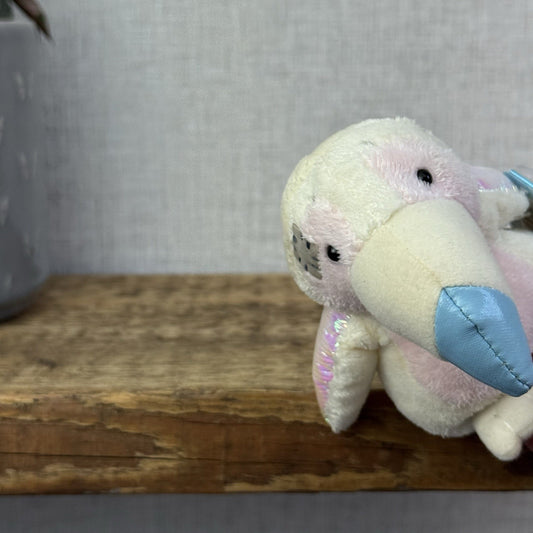 Blue Nose Friends Tango #73 - Limited Edition Pink Bird Beanie Collectible 5" 