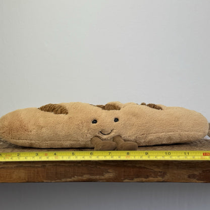 Jellycat Amuseable Baguette New Style - Beanie Bread Soft Toy  - (Damage label)