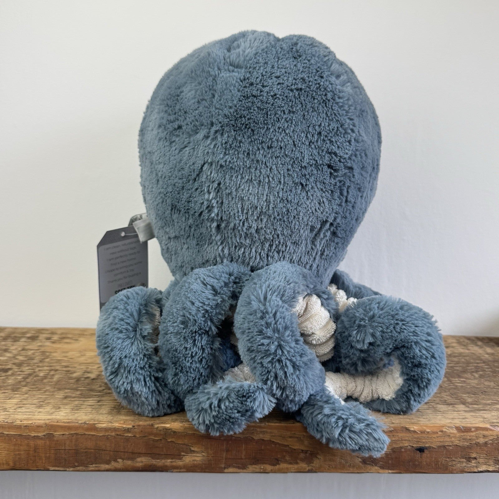 Jellycat Large Storm Octopus - Navy Large Octopus Beanie Retired Blue 20”