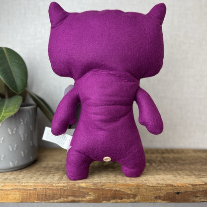 Fuggler Funny Ugly Monster Lil Demon Purple - Large Fuggler Purple Rare 12”