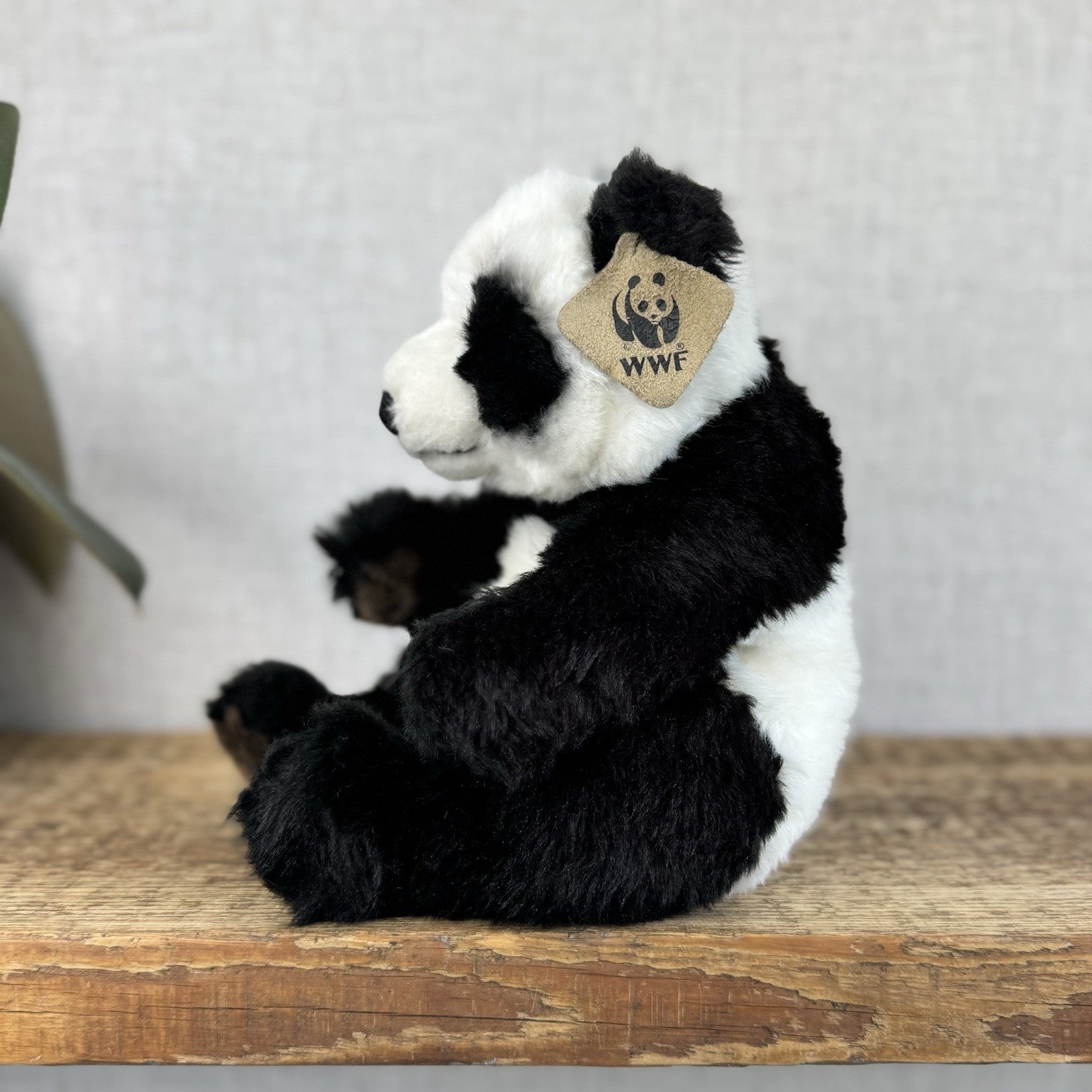 WWF Anna Club Plush Panda - Small Vintage Panda Soft Toy Beanie Super Fluffy 10”