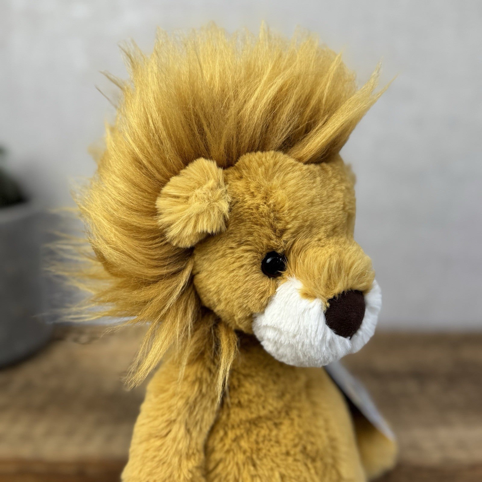 Jellycat Wumper Lion - Super Soft Yellow Floppy Lion Soft Toy Retired Rare 14"