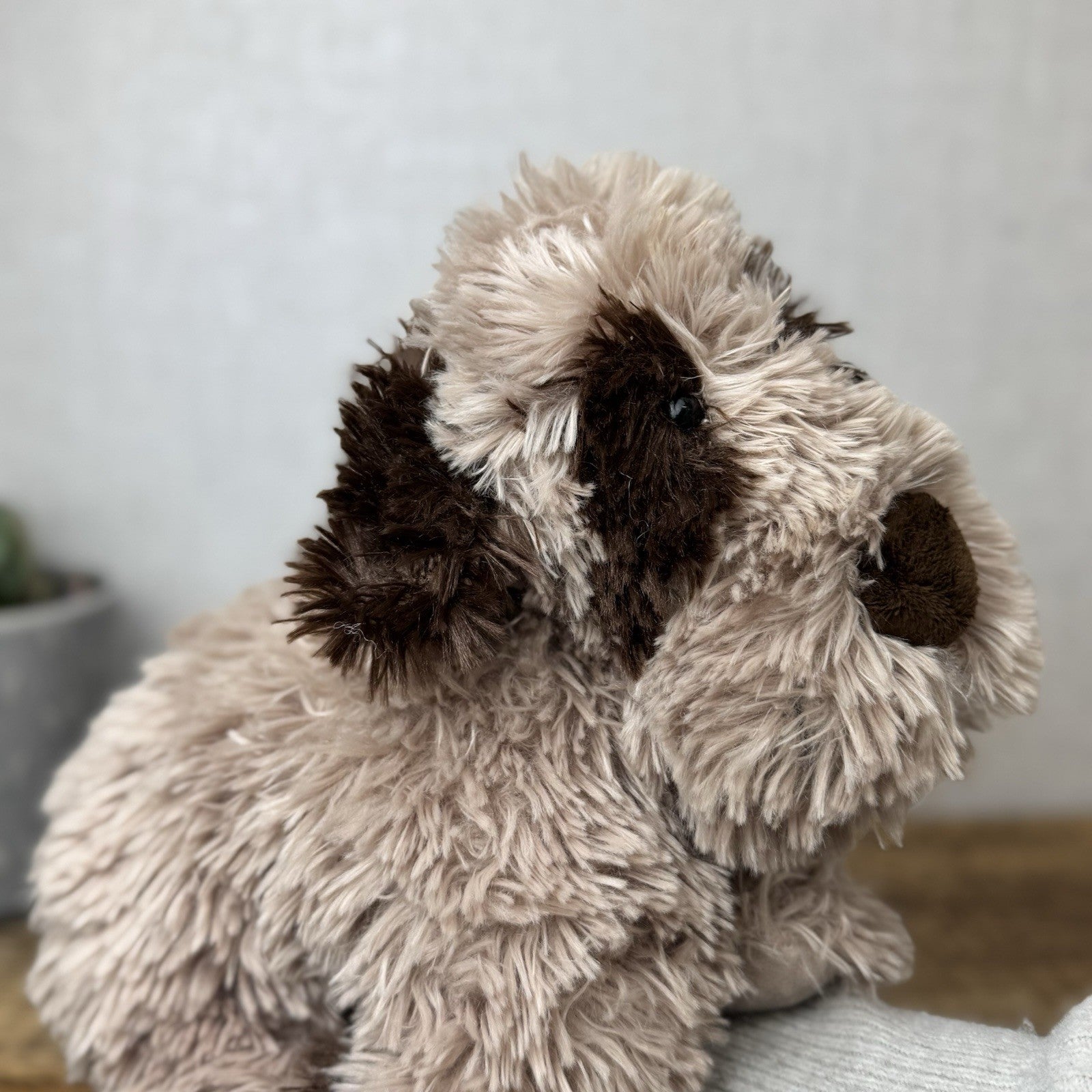 Jellycat Medium Truffles Spaniel Dog - Tan/Brown Floppy Dog Pillow Retired 15”