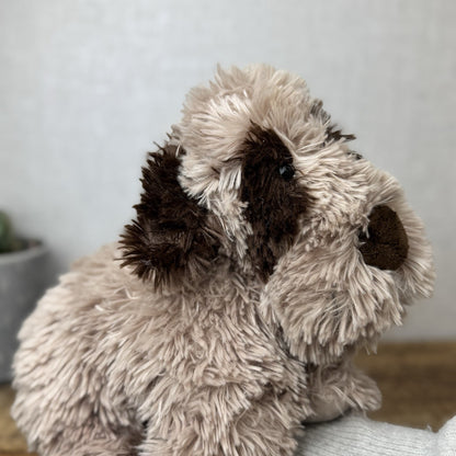 Jellycat Medium Truffles Spaniel Dog - Tan/Brown Floppy Dog Pillow Retired 15”