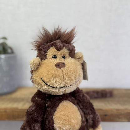 Jellycat Small Pickles Monkey - Vintage Jellycat Monkey New With Tags 12" Rare