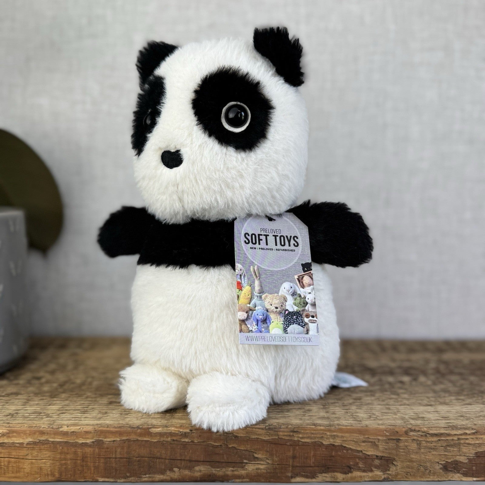 Jellycat Cutie Pops Panda - Panda Cutie Pops - Large Fluffy Panda 10"