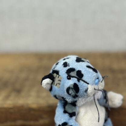 Blue Nose Friends Dash The Cheetah - Blue Spotty Wild Cat #130 Mini Beanie