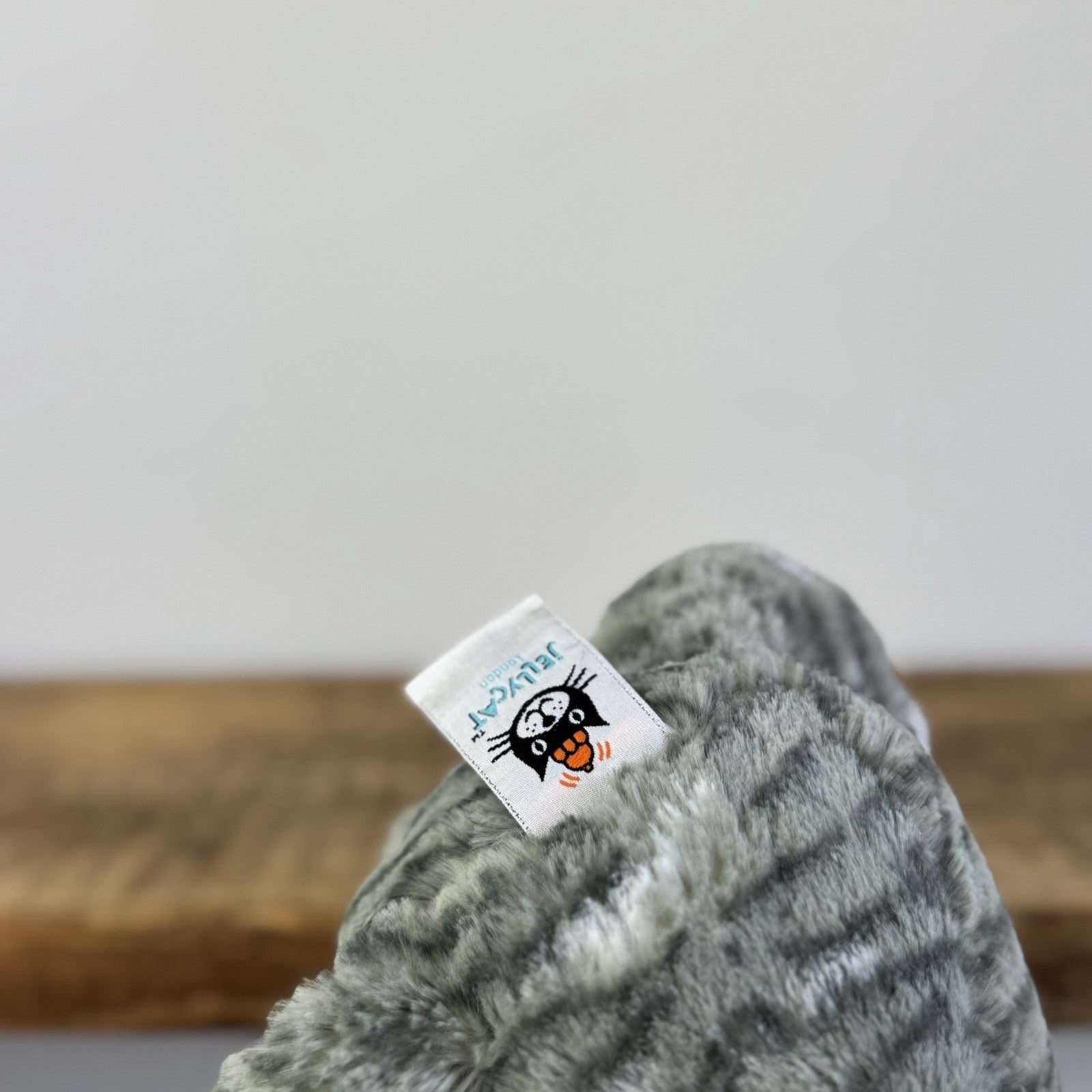 Jellycat Bashful Tabby Kitten - Grey Tabby Cat Soft Toy US Exclusive NWOT 12"