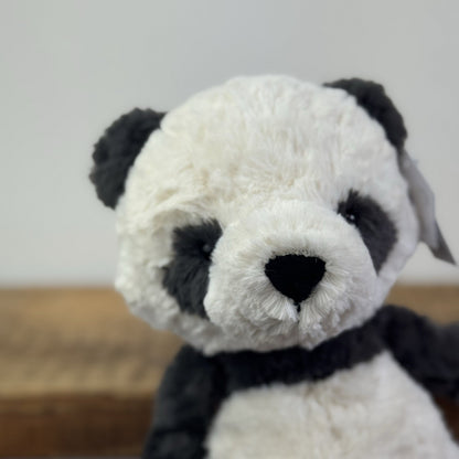Jellycat Tuffet Panda - Panda Textured Beanie Plush Wild Animal Retired With Tag