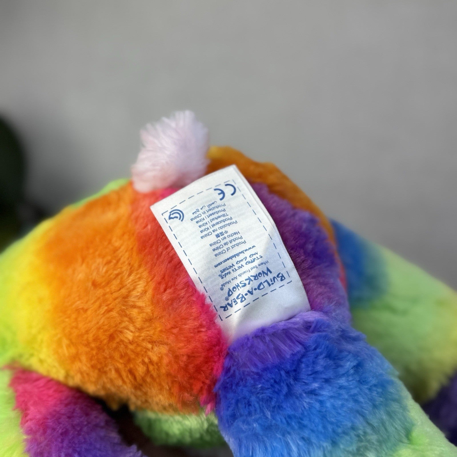 Build A Bear Pop Of Colour Panda Bear 16” Tie Dye Panda BAB Retired 2014