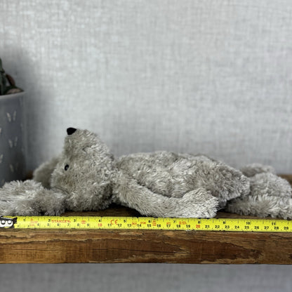 Jellycat  Tumbler Mous - Grey Scruffy Bunglie Style Mouse Beanie Plush 11” NWOT