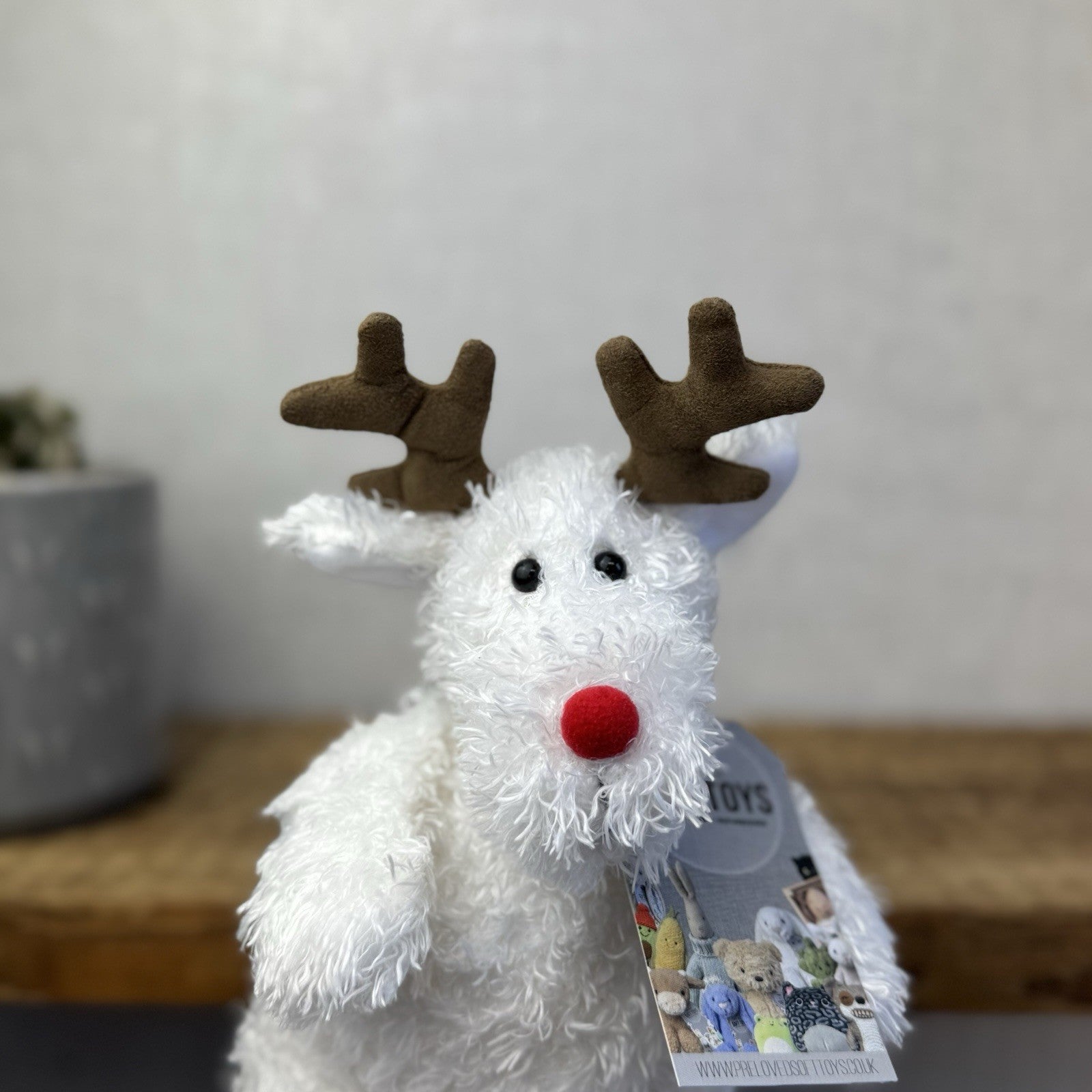 The Little White Company White Beanie Reindeer - Toastie Reindeer (Jellycat) #2