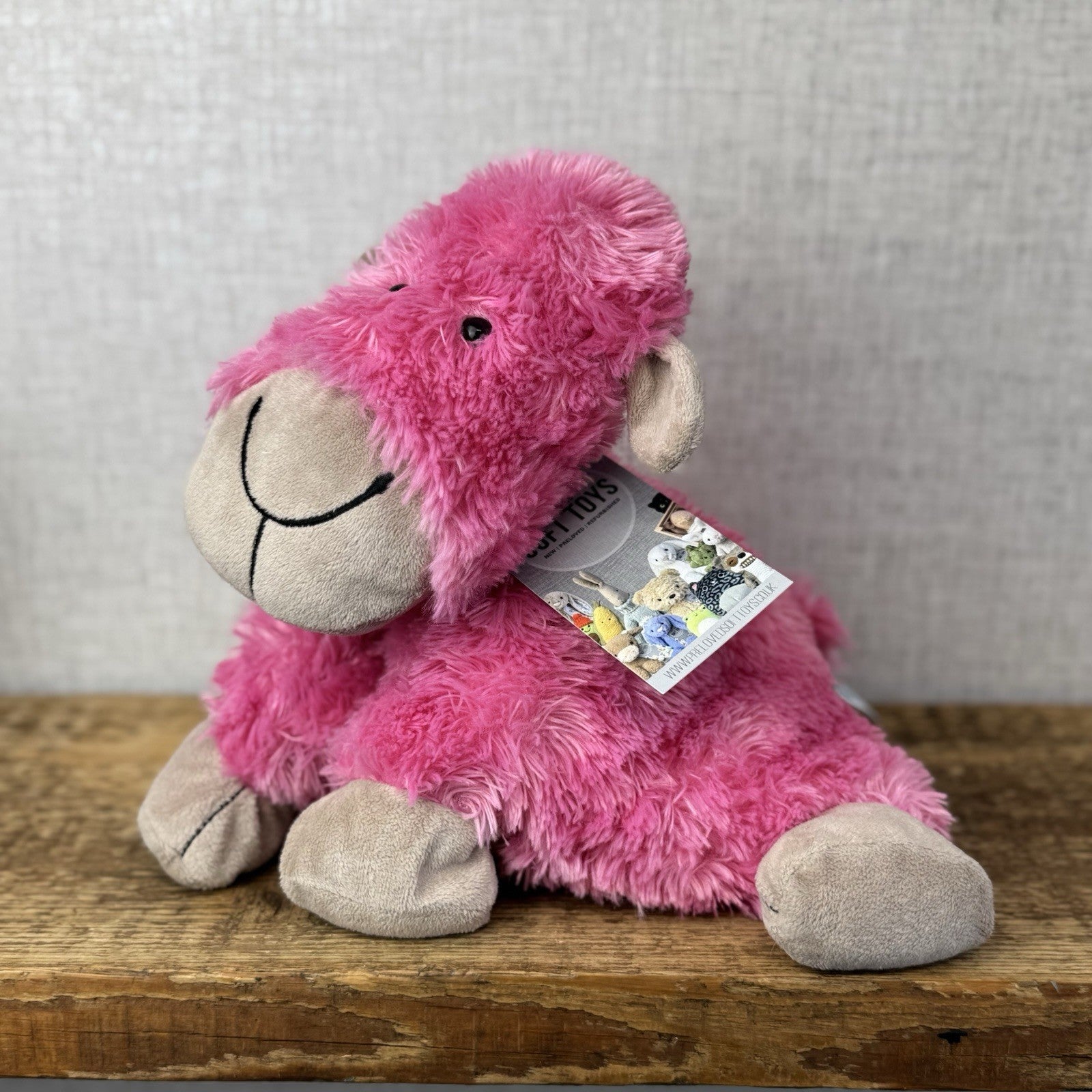 Bespoke Truffles Lamb/Sheep - Custom Pink Truffles Cushion 12"